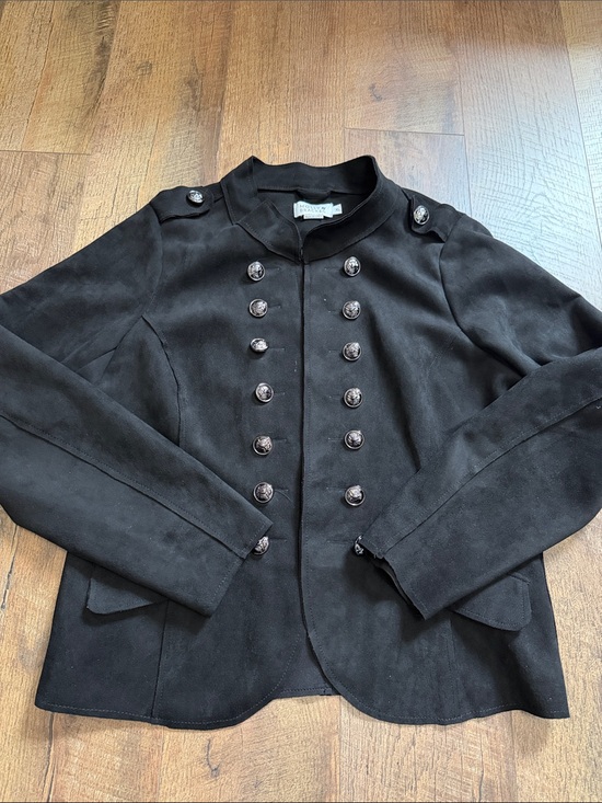 Molly Bracken Other - Molly Bracken Black Double-Breasted Military Jacket